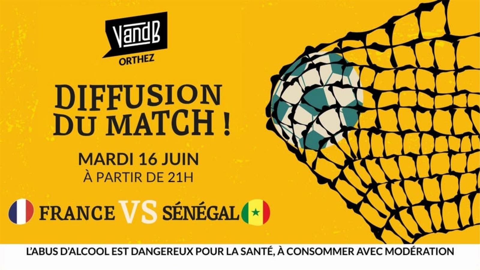 Retransmission match de football : Sénégal vs  ...