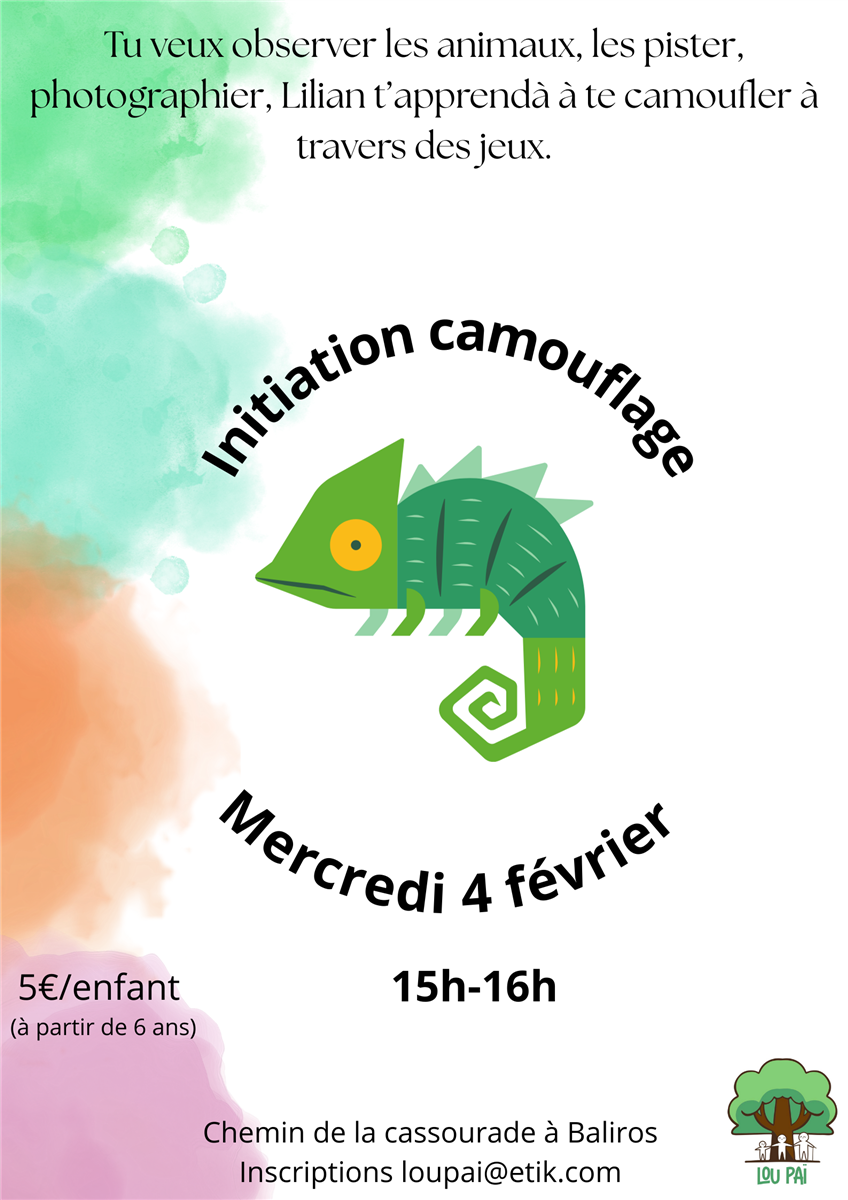 Initiation et jeu de camouflage