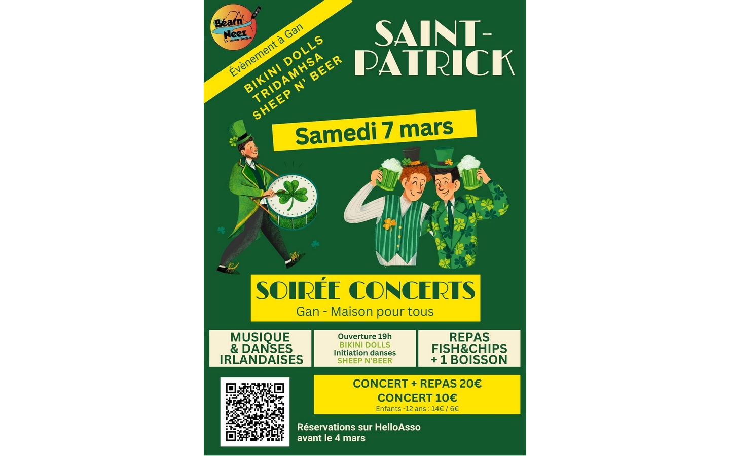 Soirée Saint-Patrick