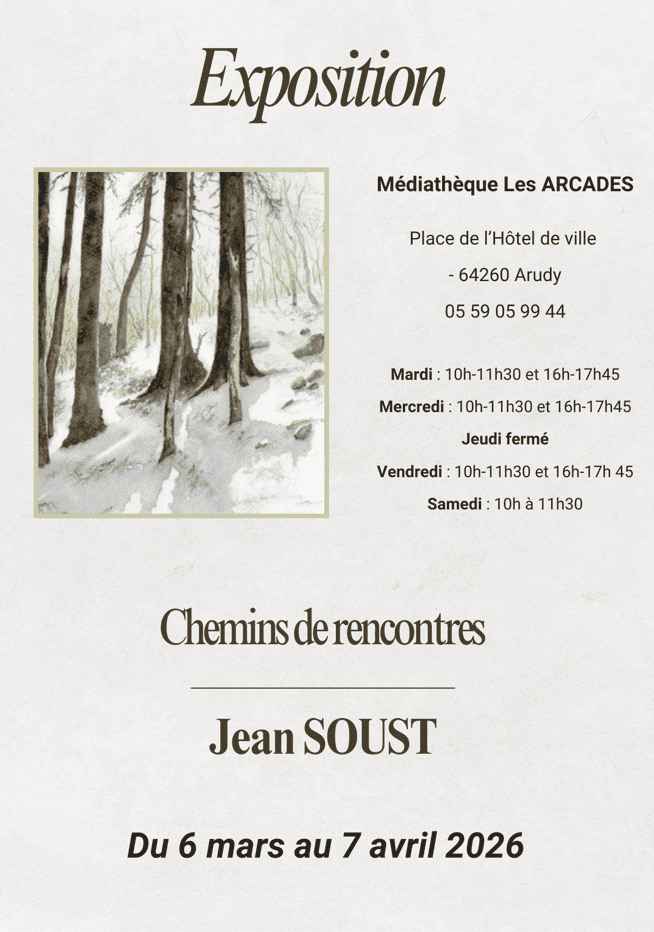 Exposition : Chemins de rencontres - Jean Soust
