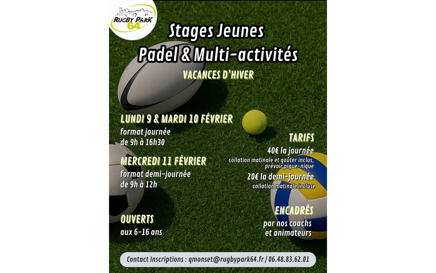 Stage padel & multi-activité
