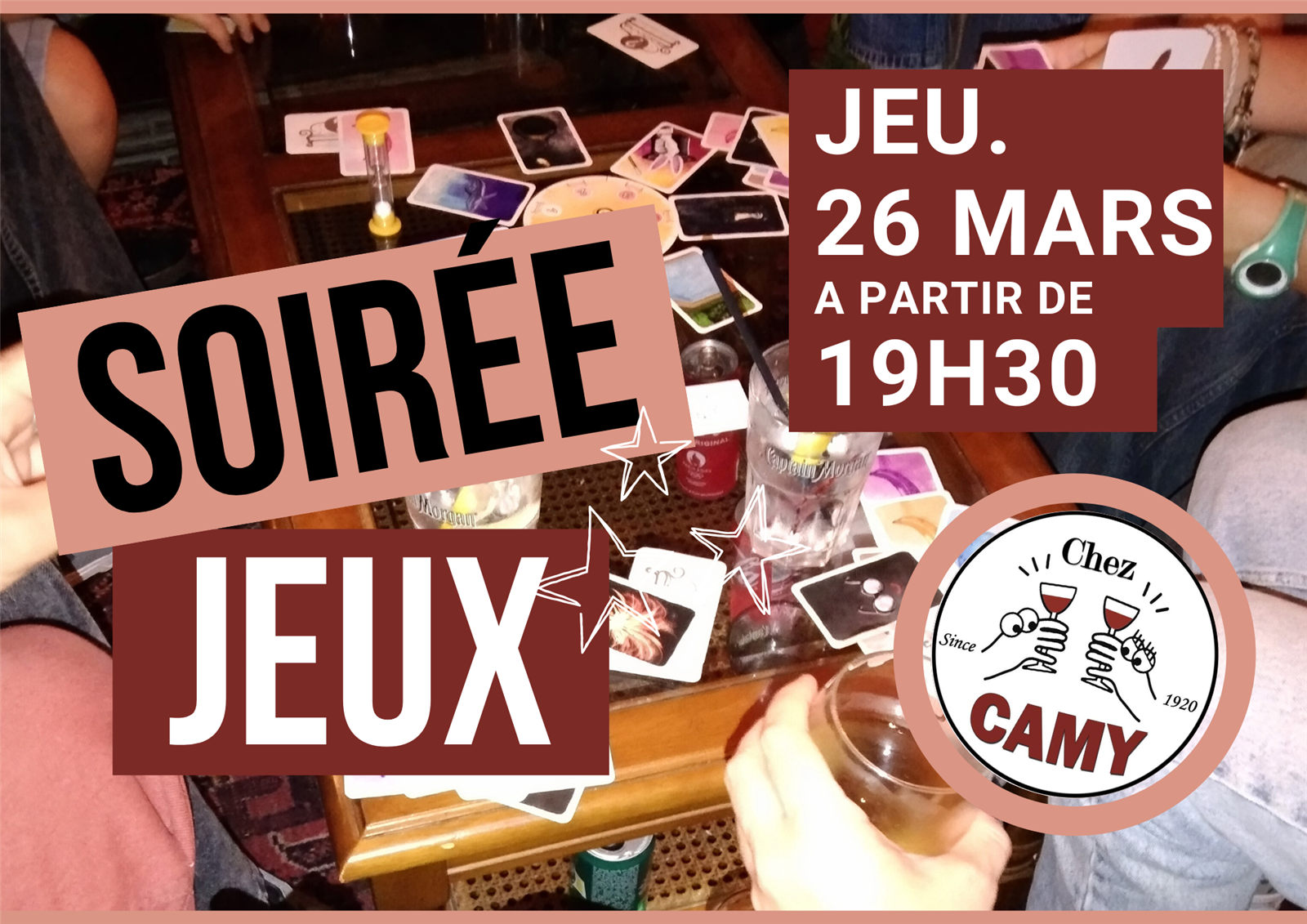 Soirée Jeux Chez Camy