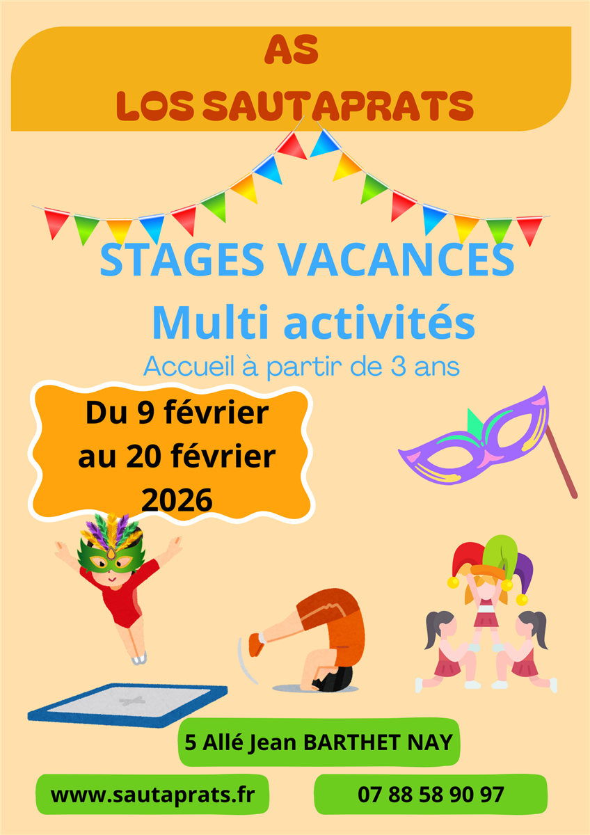 Stages vacances multi activité