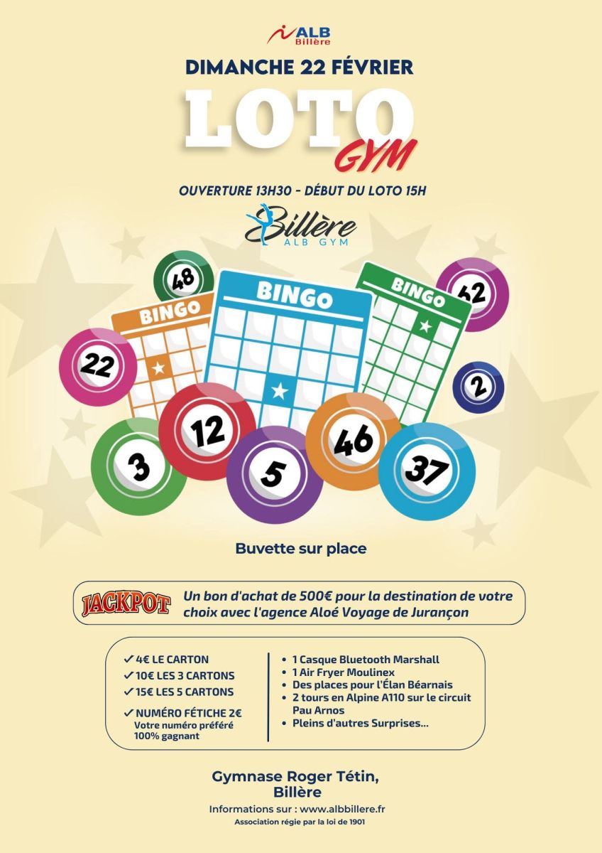 Loto Amicale Laïque de Billère- section gymnas ...