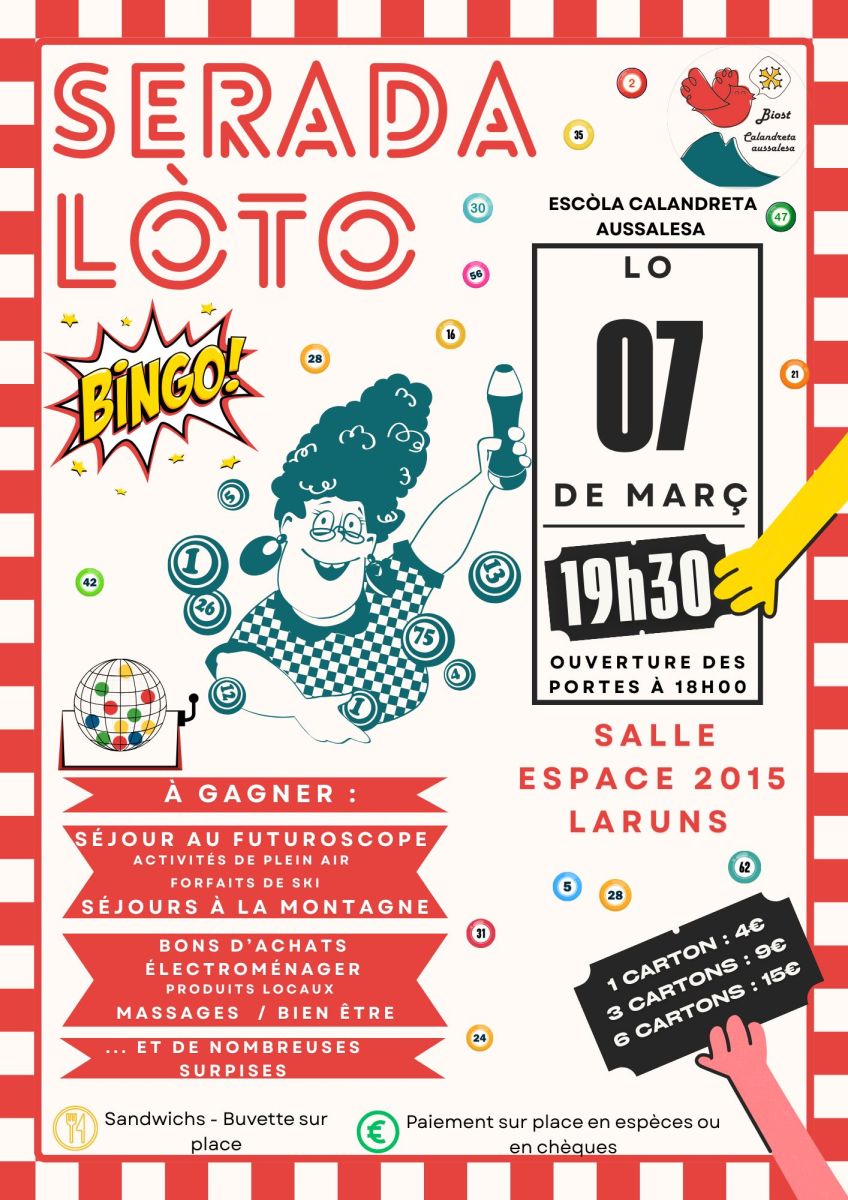 Loto de la Calandreta Aussalesa