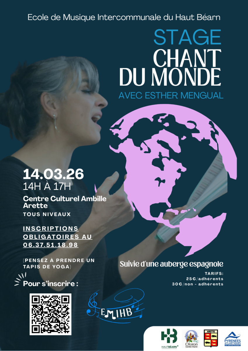 Stage de chant du monde avec l'EMIHB