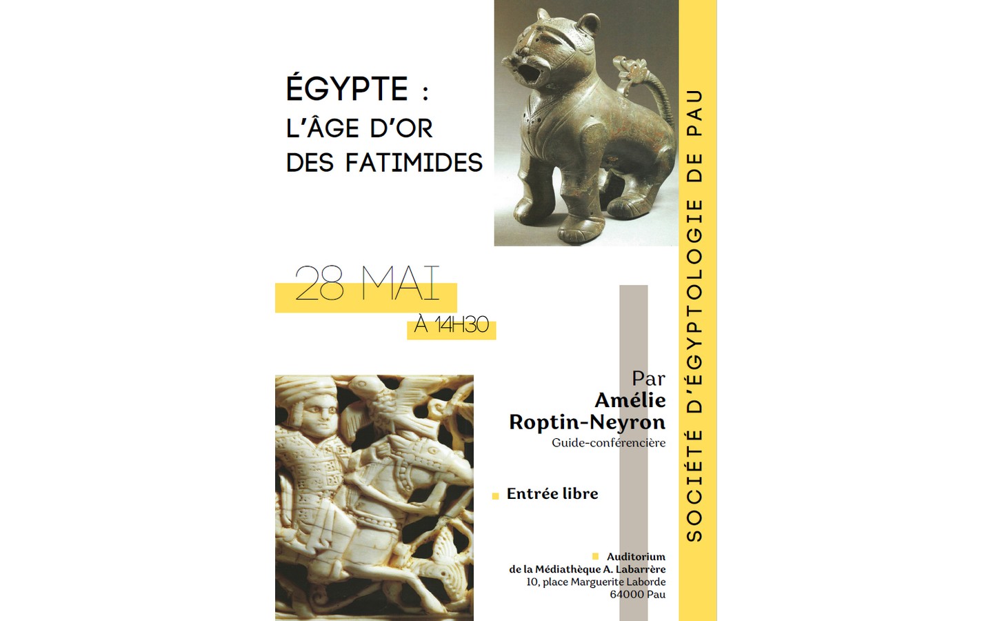 Conférence "Égypte. L’ âge d’or des Fatimides"