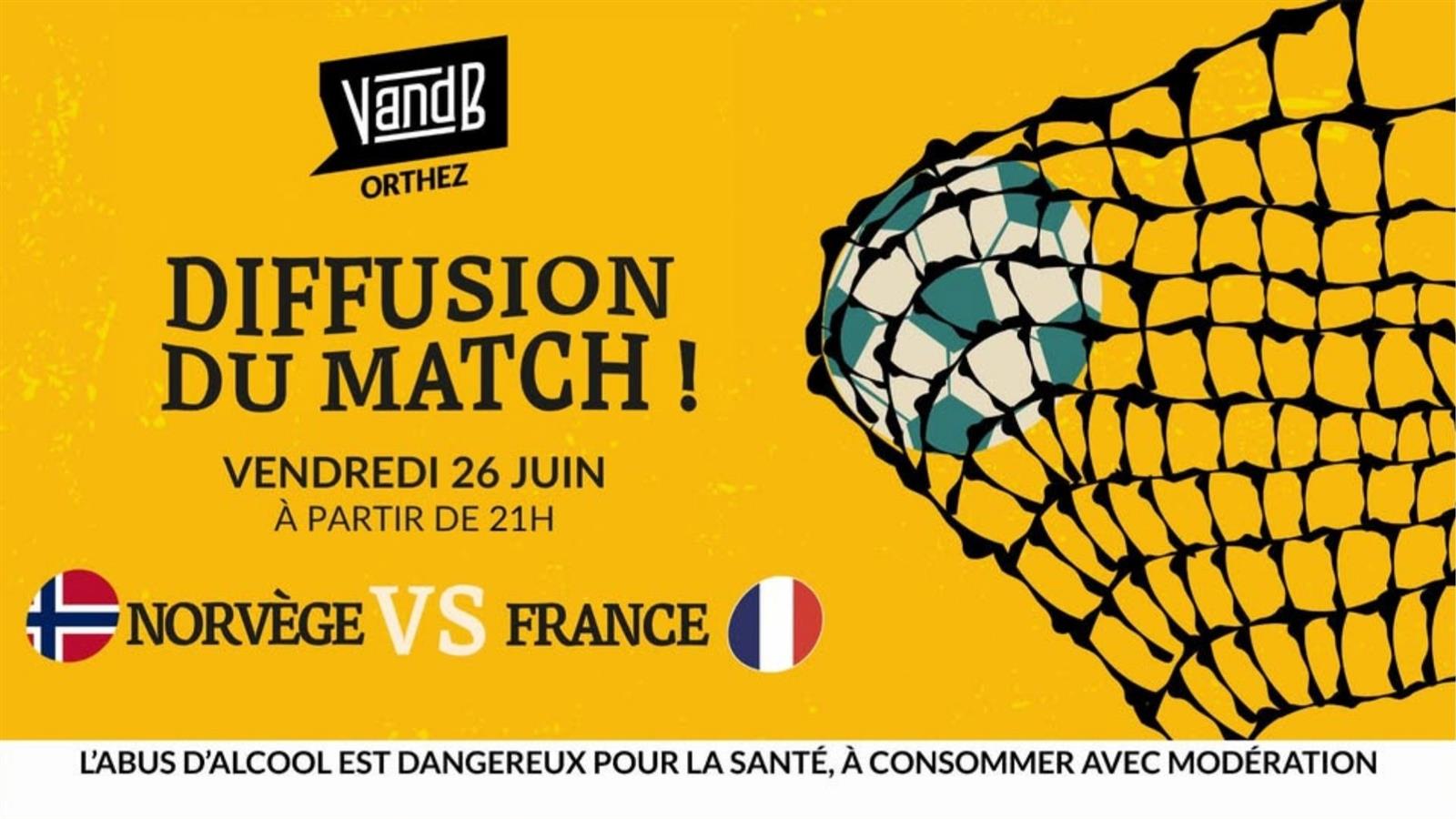 Retransmission match de football : France vs N ...