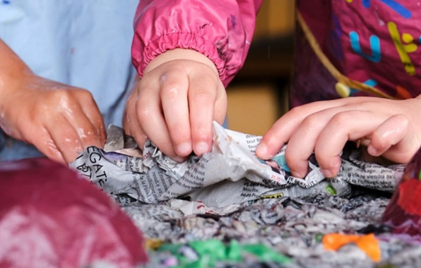 Atelier créatif : papier mâché