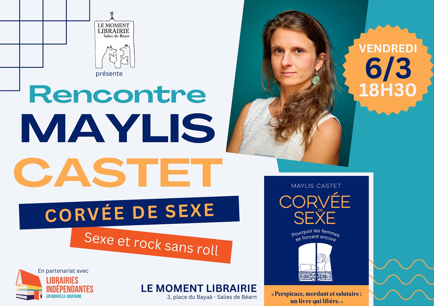 Rencontre avec Maylis Castet : "corvée de sexe"