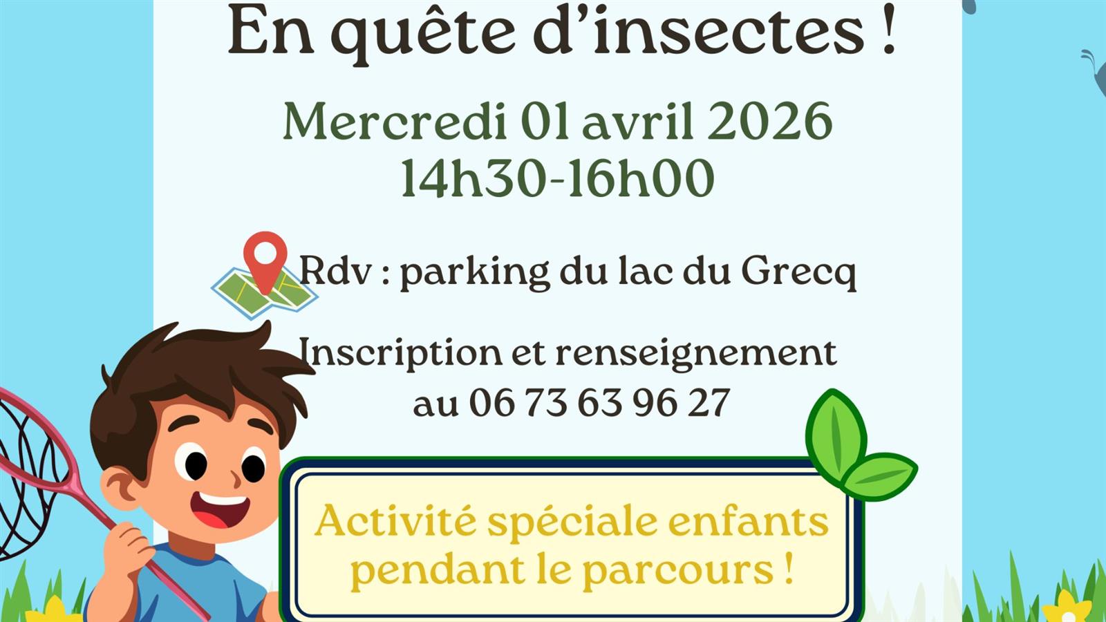 Sortie nature : En quête d'insectes