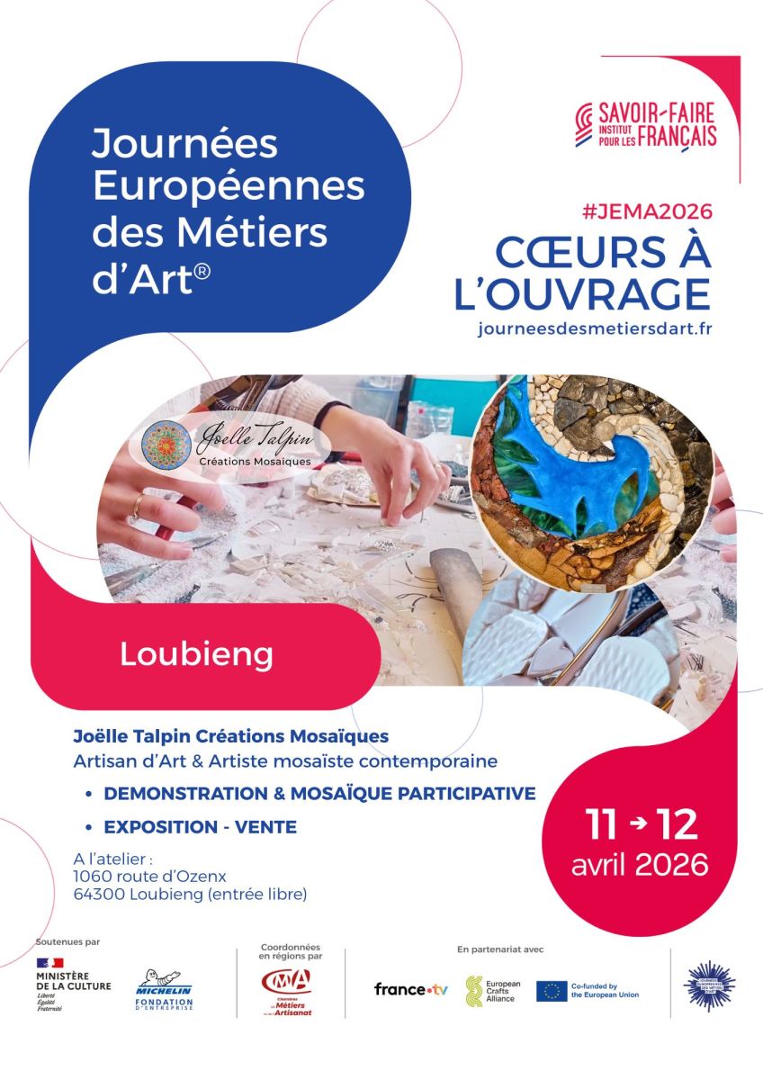 Journées des Métiers D'Art à Loubieng: atelier ...