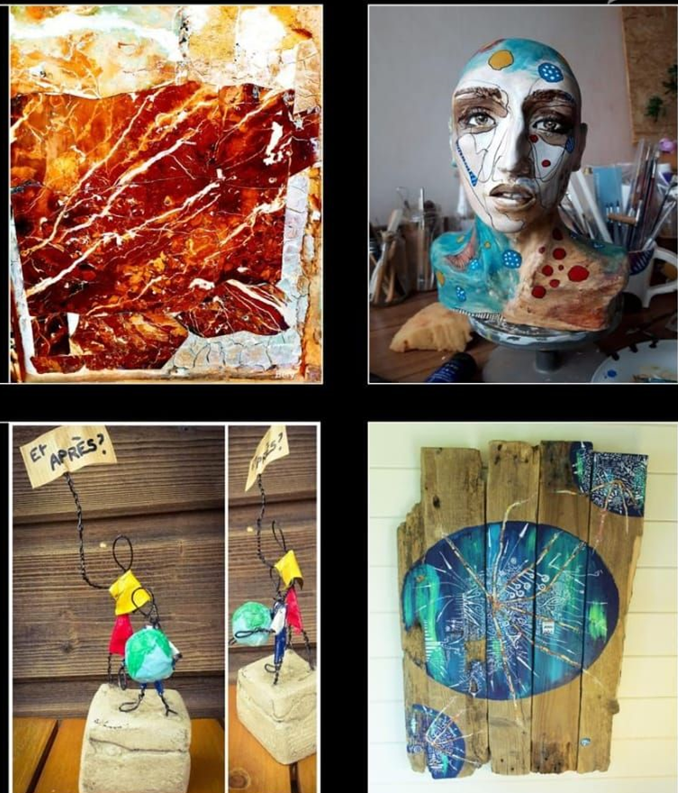 Les artistes à Garos