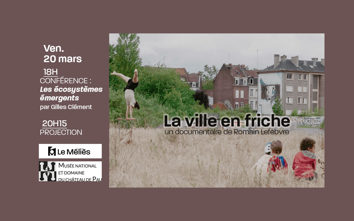 Conférence de Gilles Clément + projection "La  ...