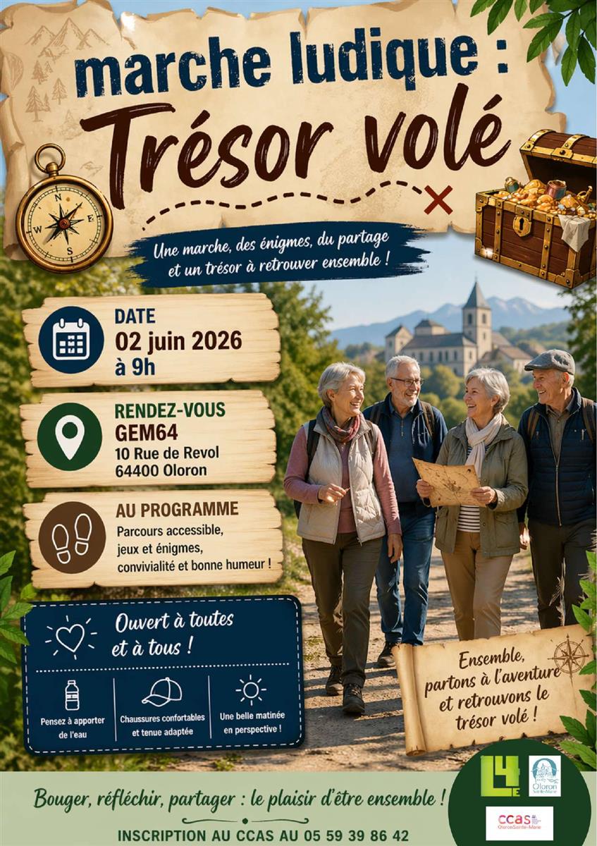 Marche ludique "Trésor Volé"
