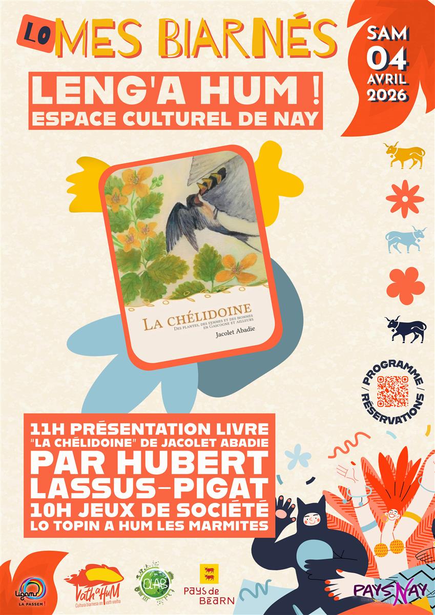 LENG'A HUM! Présentation Livre "LA CHÉLIDOINE"