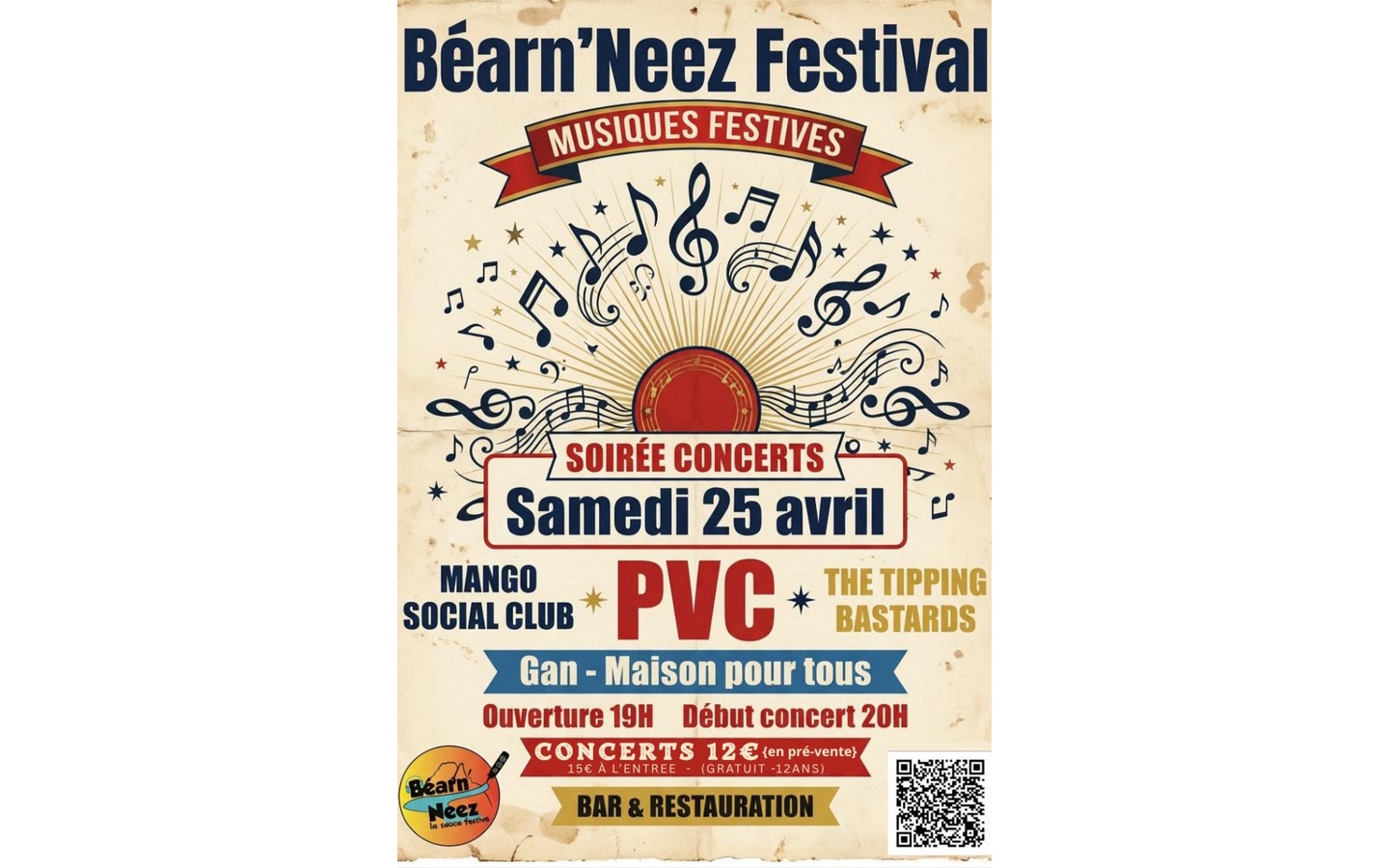 Béarn'Neez Festival, Musiques festives