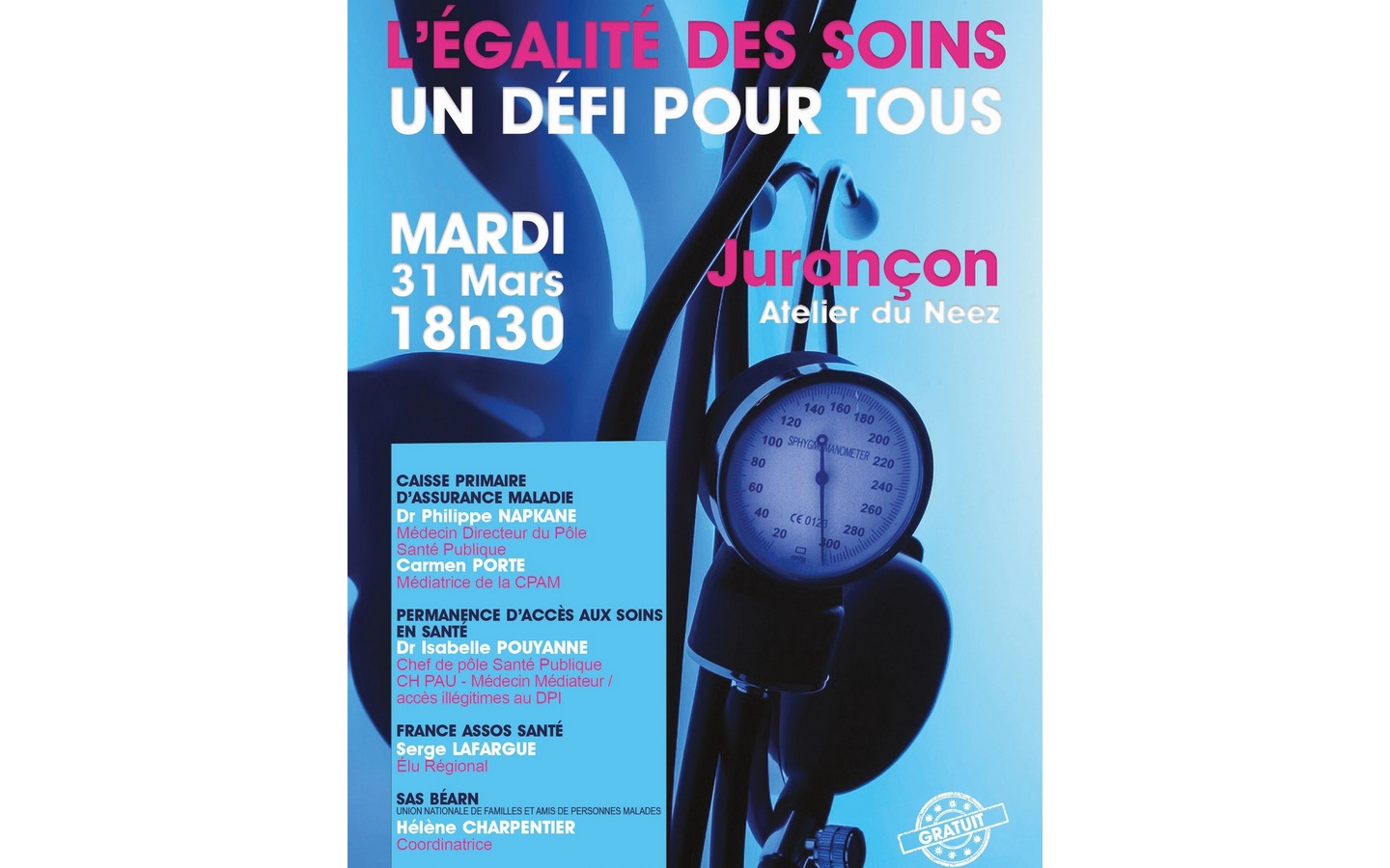 Conférence "L'égalité des soins un défi pour tous"