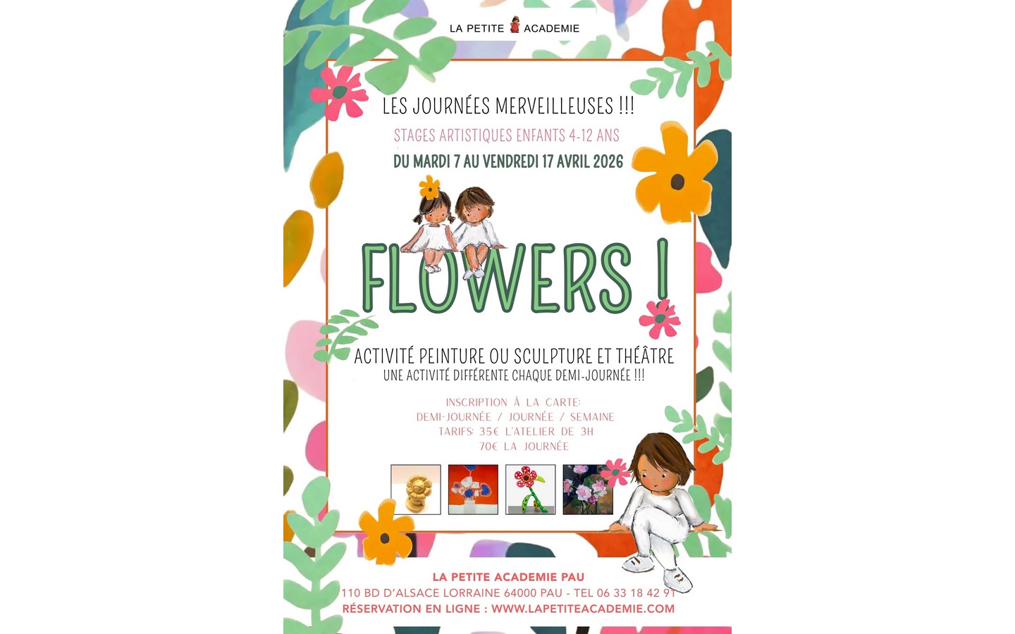 Programme vacances Avril - Stage artistique en ...