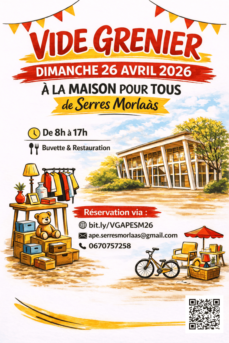 Vide Grenier de l'APE de Serres Morlaàs
