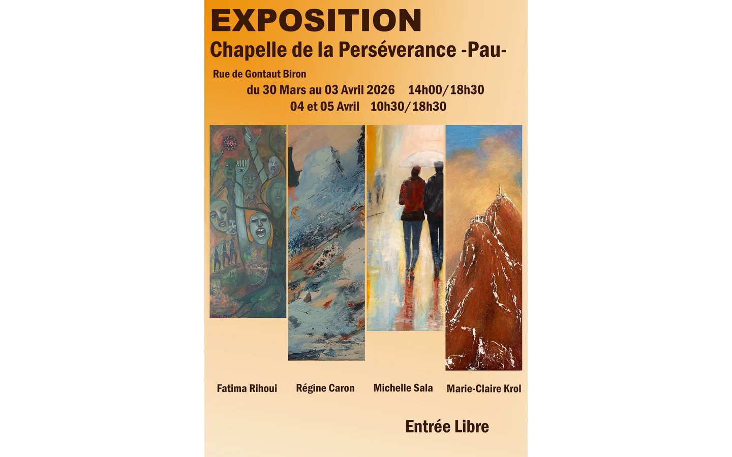 EXPOSITION DE PEINTURES