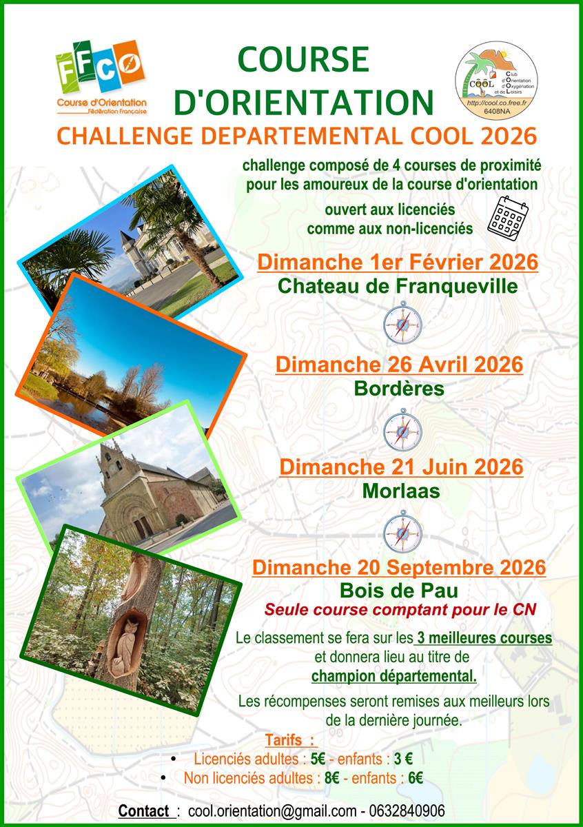 Challenge départemental de course d'orientatio ...
