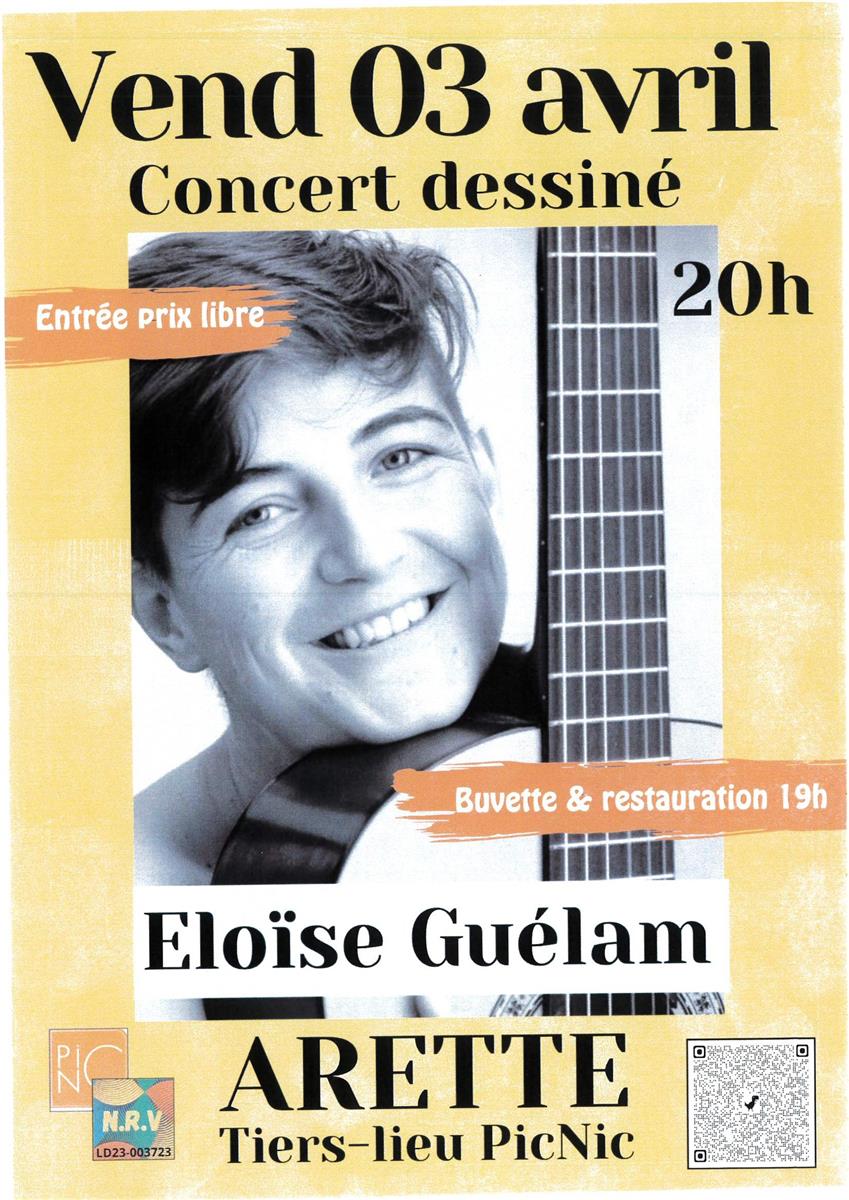 Concert dessiné - Eloïse Guélam