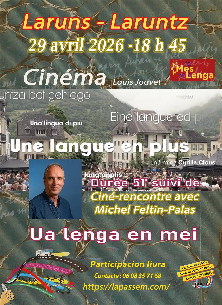 Projection du film "Une langue en plus"