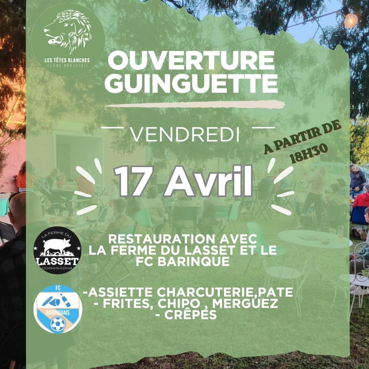 Ouverture de la guinguette