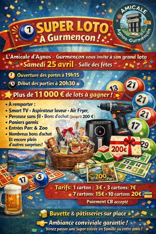 Loto de l'amicale Agnos Gurmençon