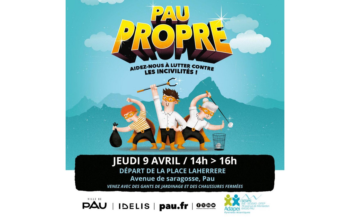 Pau propre - Marche écocitoyenne