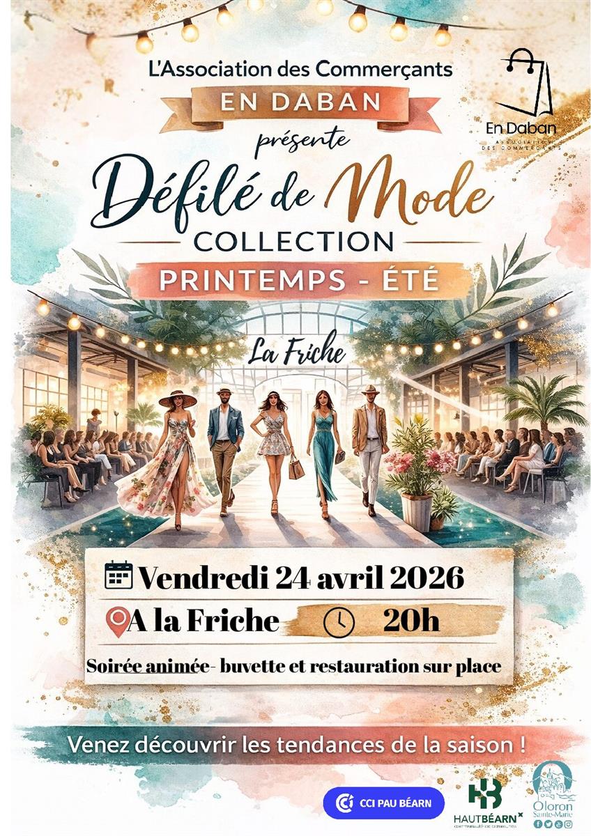 Défilé de mode par l'Association des Commerçan ...