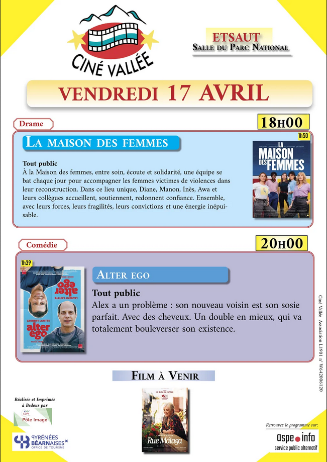 Ciné vallée - La maison des femmes