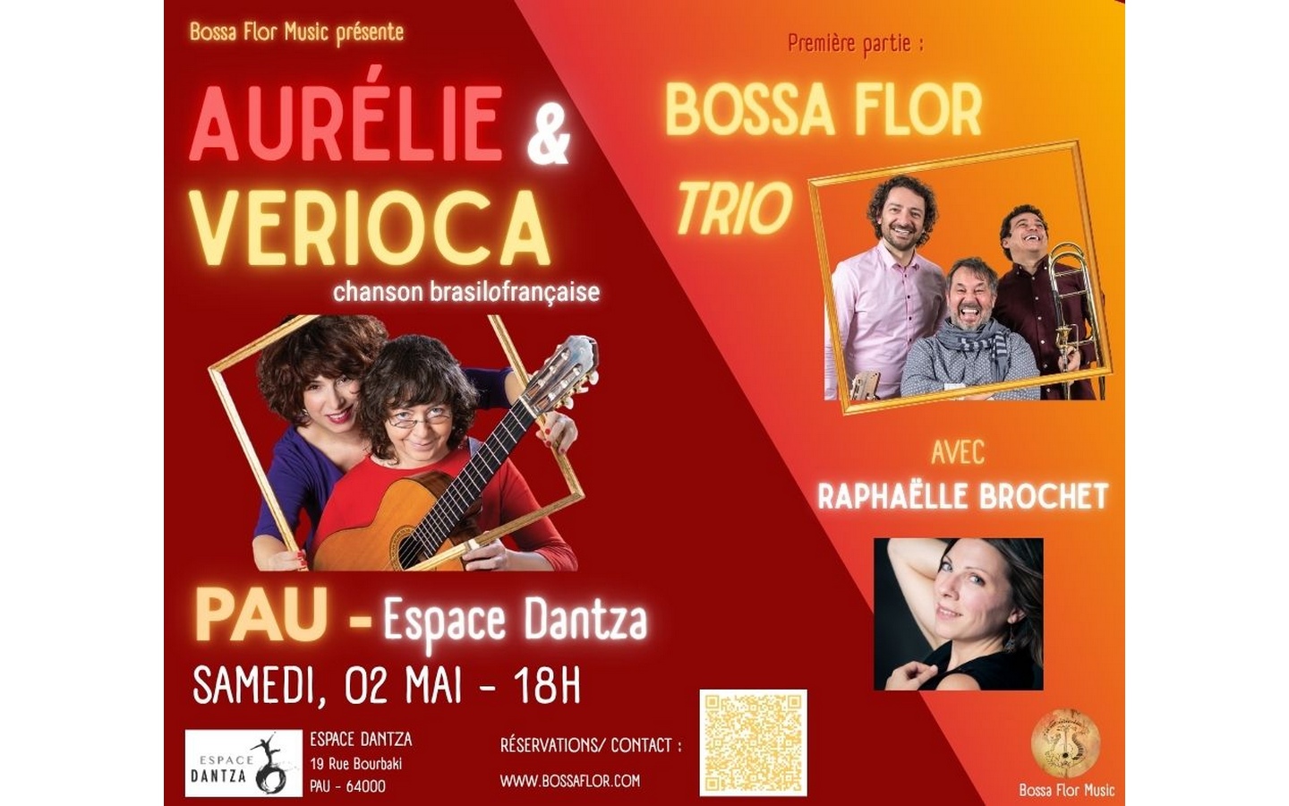 Concert autour de Jobim & Chansons françaises