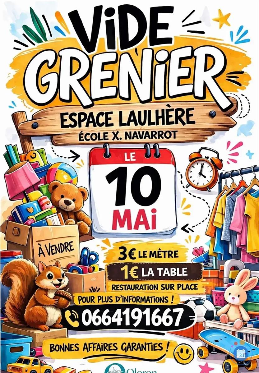 Vide grenier de l'école Navarrot