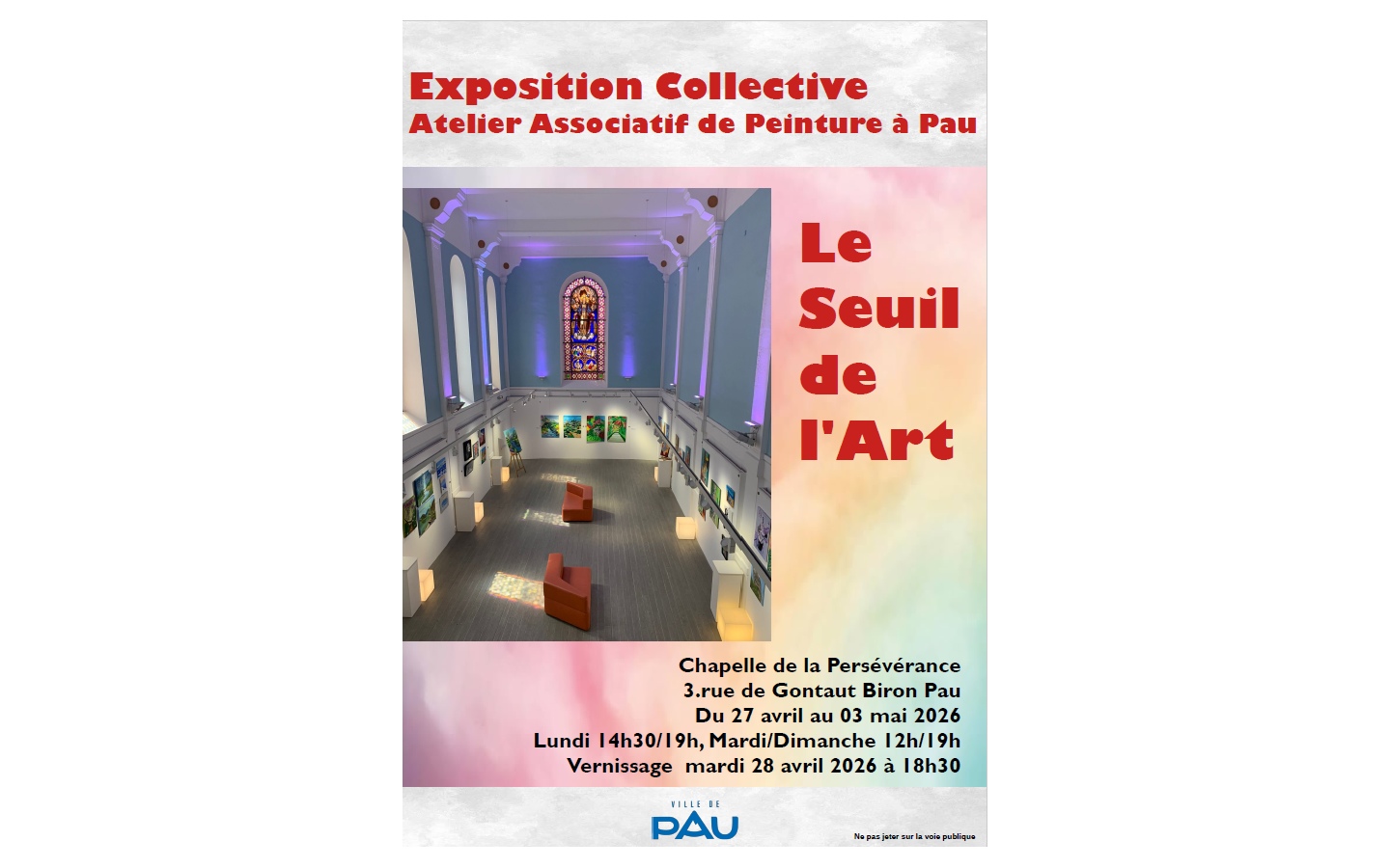 Exposition collective de peinture Le seuil de  ...