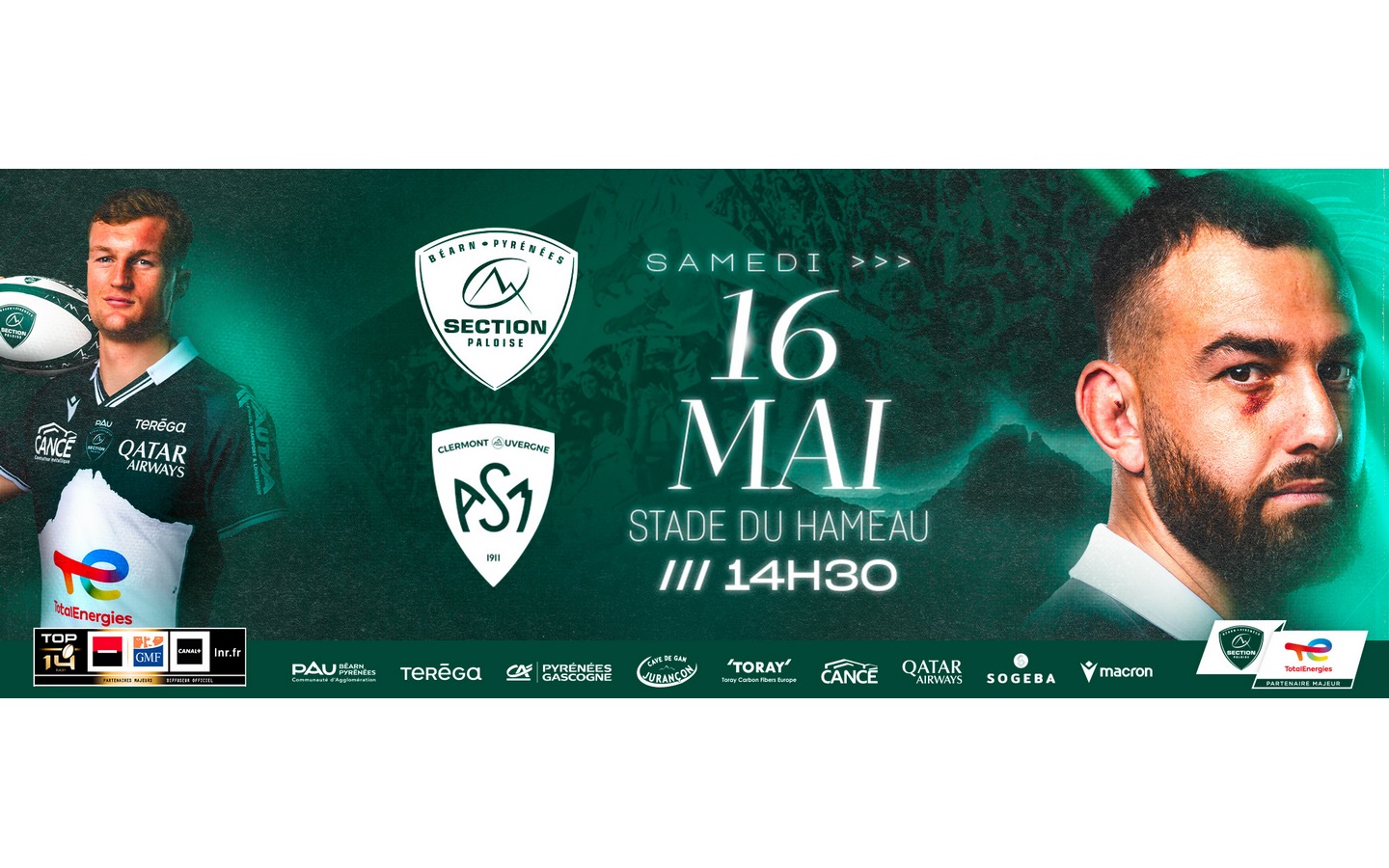 Rugby TOP14 Section Vs ASM Clermont