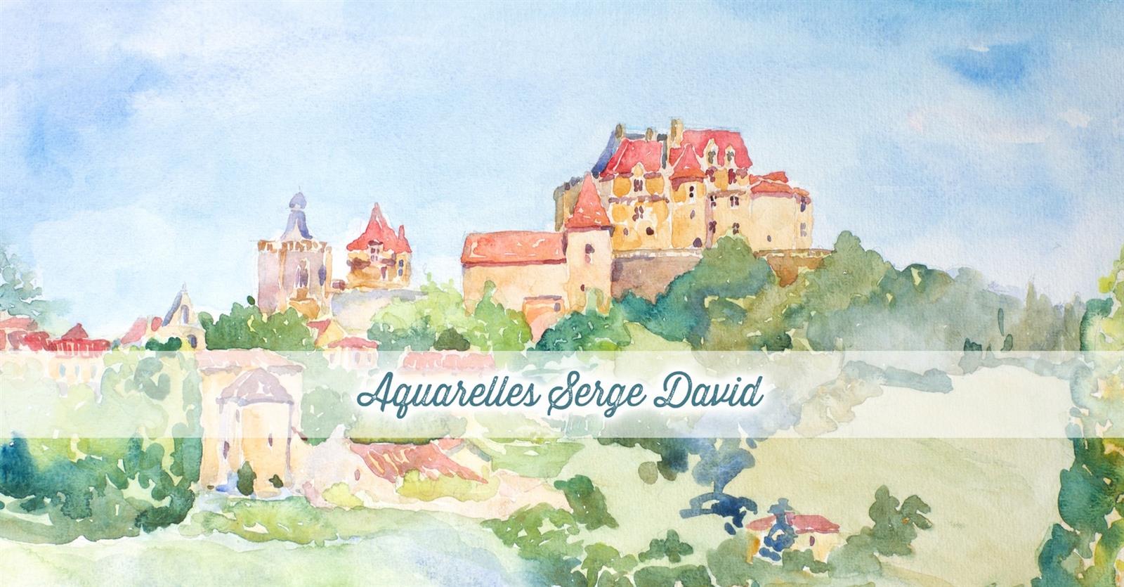 Exposition d'aquarelles de Serge David