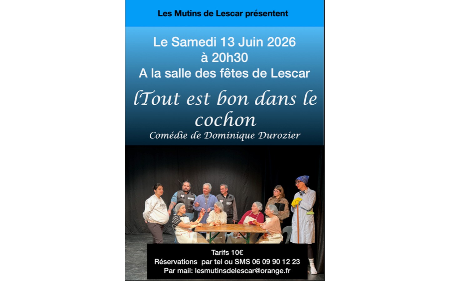 Festival de théâtre amateur: Tout est bon dans ...