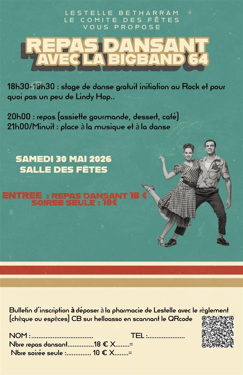 REPAS DANSANT AVEC LA BIGBAND 64