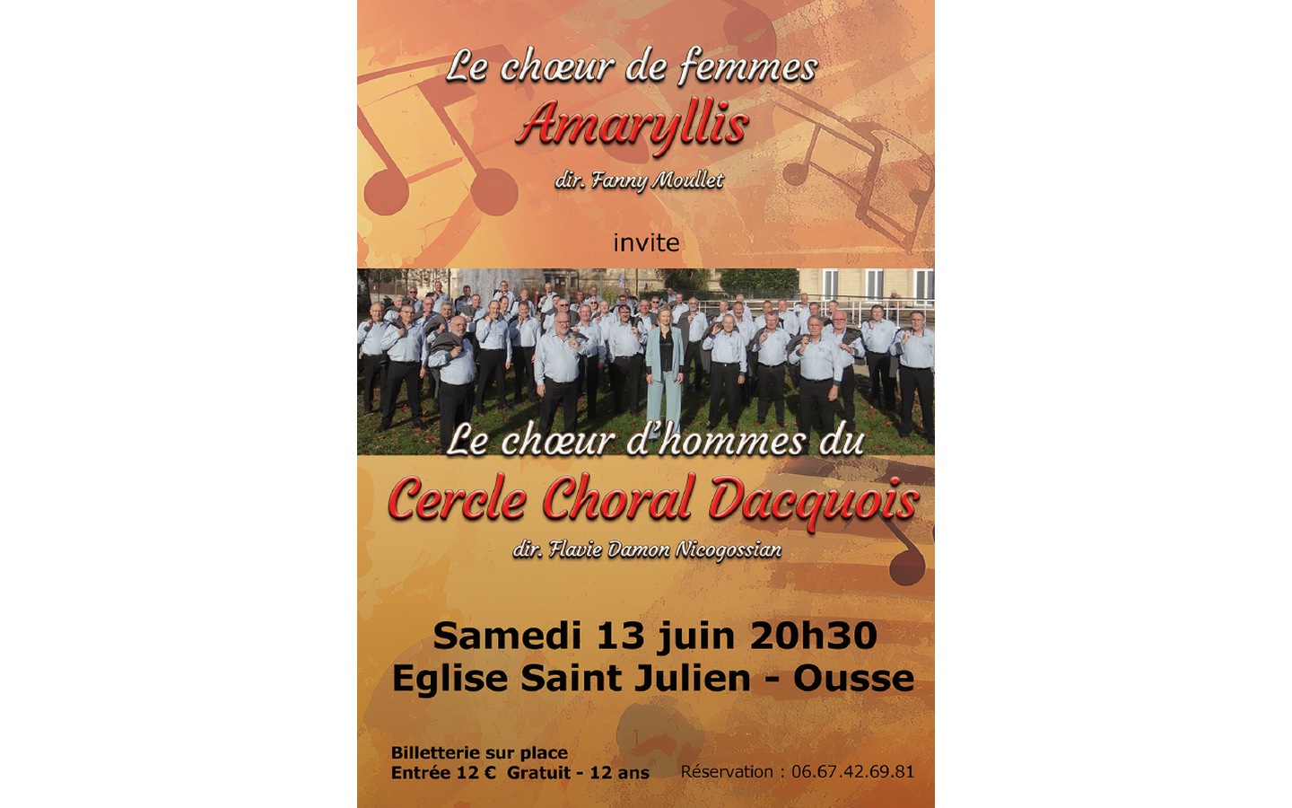 Le choeur amaryllis invite le cercle choral da ...