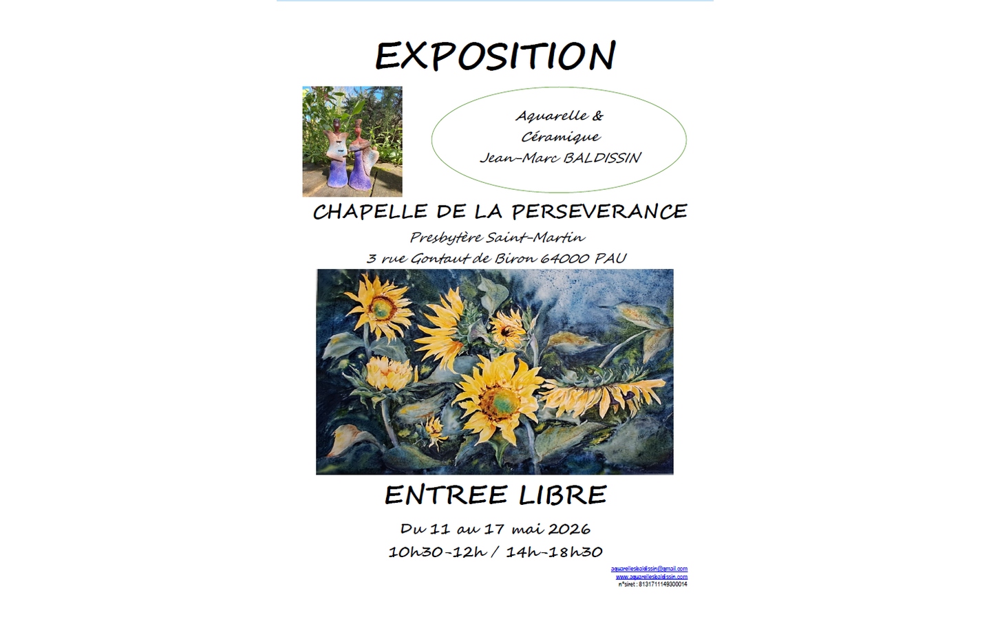 Exposition: Aquarelle et céramique - Jean-Marc ...