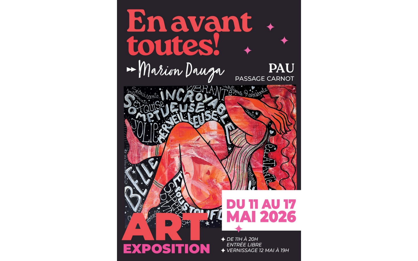 Exposition: Marion Dauga- En avant toutes!
