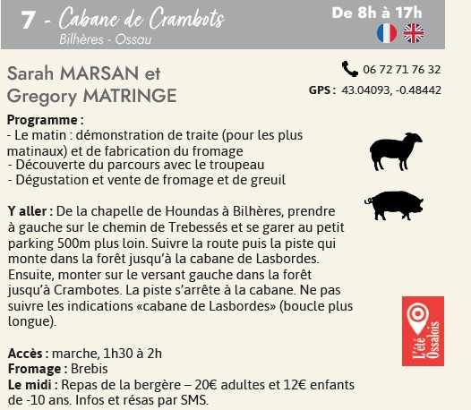Cabanes ouvertes : Cabane de Crambots