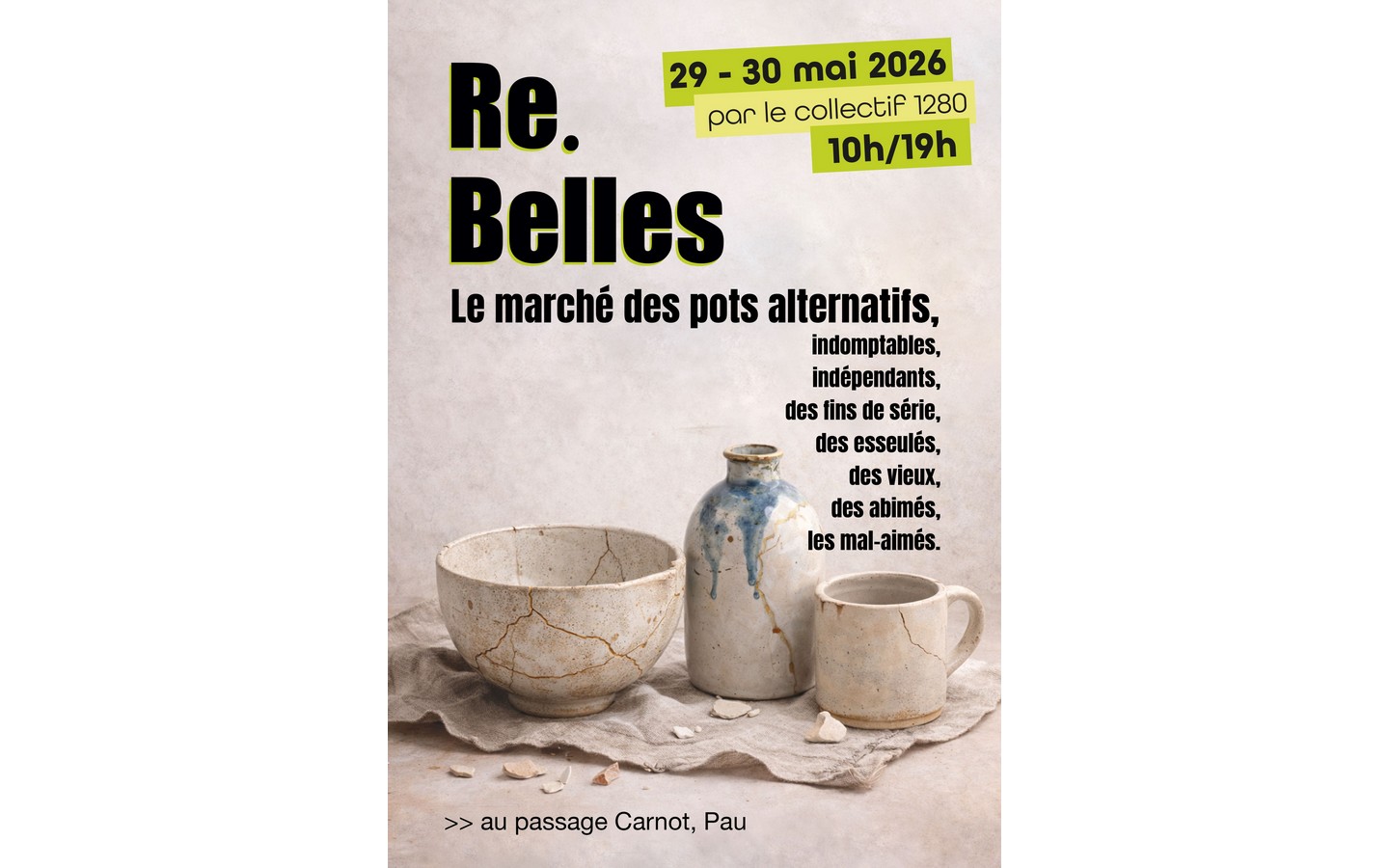 Le Marché des Re.Belles - Braderie des potiers
