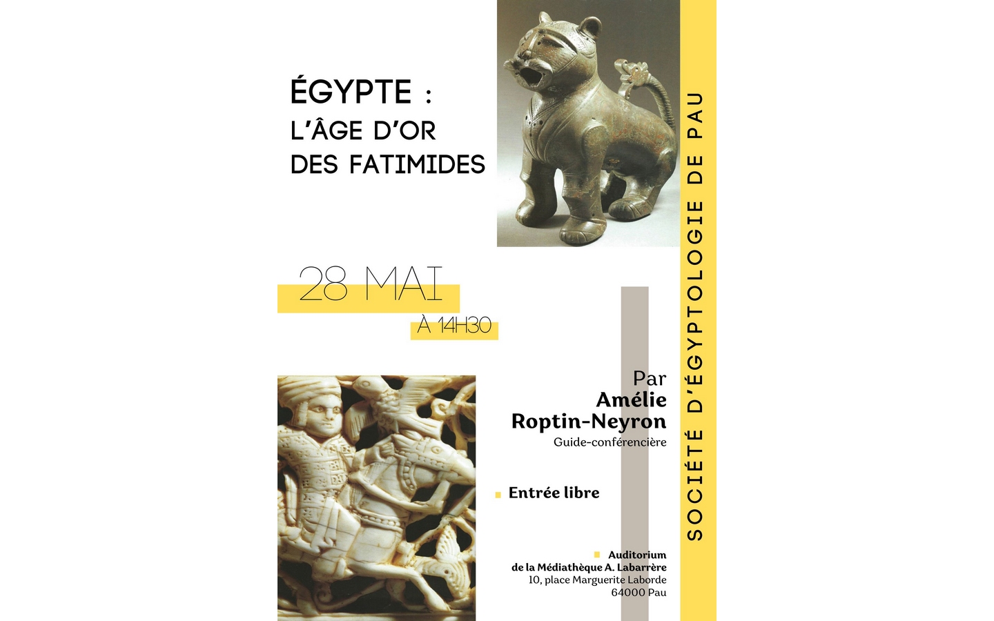 Conférence Égypte, l'âge d'or des Fatimides