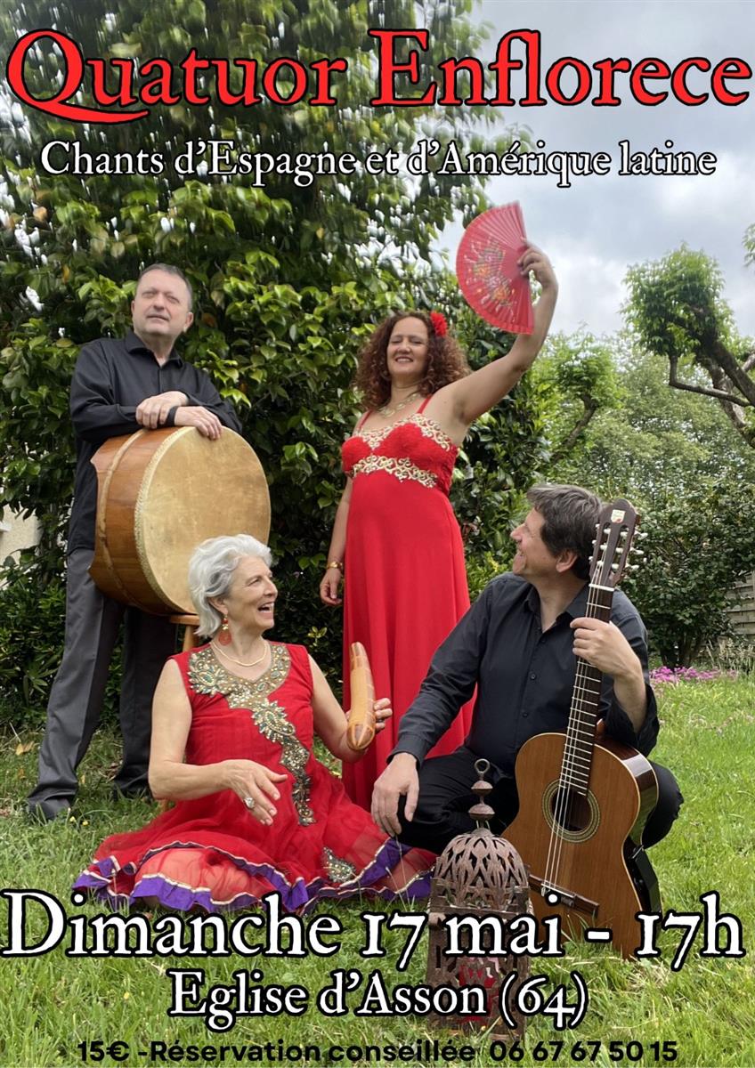 CONCERT du QUATUOR ENFLORECE