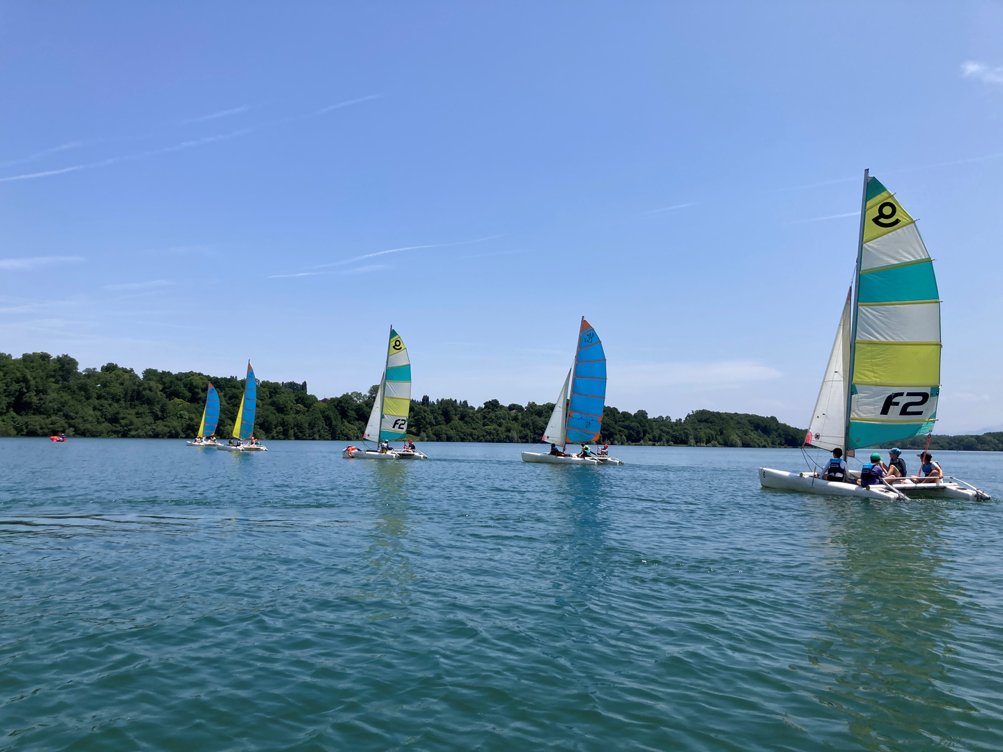 Stage catamaran