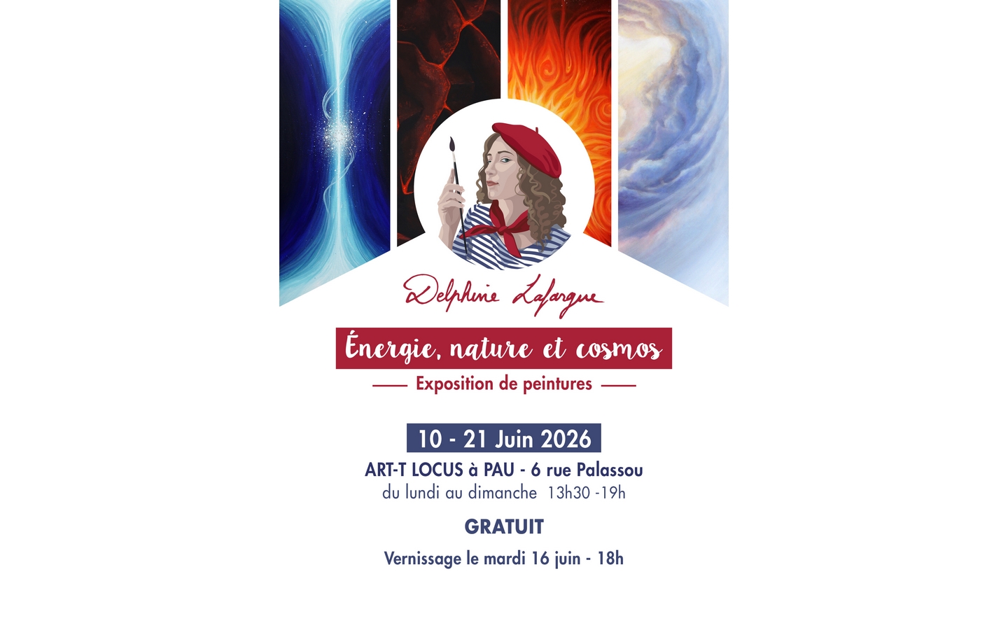 Exposition: Delphine Lafargue - énergie, natur ...