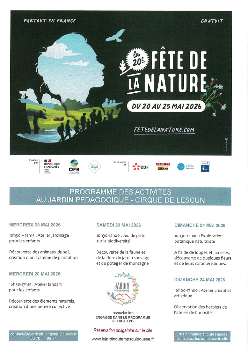 20ème Fête de la Nature - Atelier jardinage po ...